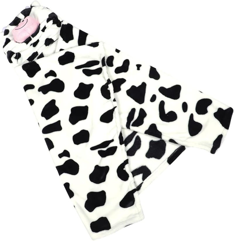 منشفة حمام للأطفال مع قلنسوة، رداء فائق الامتصاص لحديثي الولادة، للأولاد والبنات، باللون الأبيض - Image 1